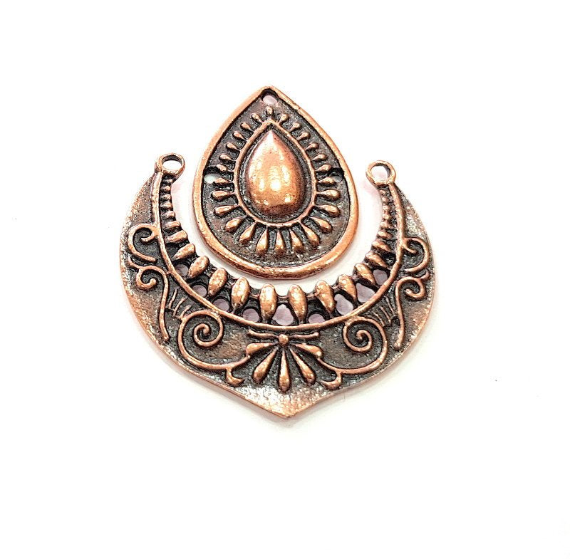 Antique Copper Charm Antique Copper Plated Metal (42x34mm) G12368