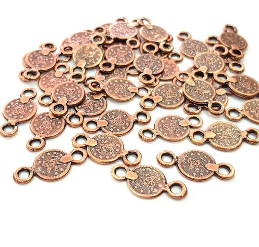20 Ottoman Signature Charm Antique Copper Charm Antique Copper Plated Metal (19x10mm) G12370