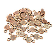 20 Ottoman Signature Charm Antique Copper Charm Antique Copper Plated Metal (19x10mm) G12370