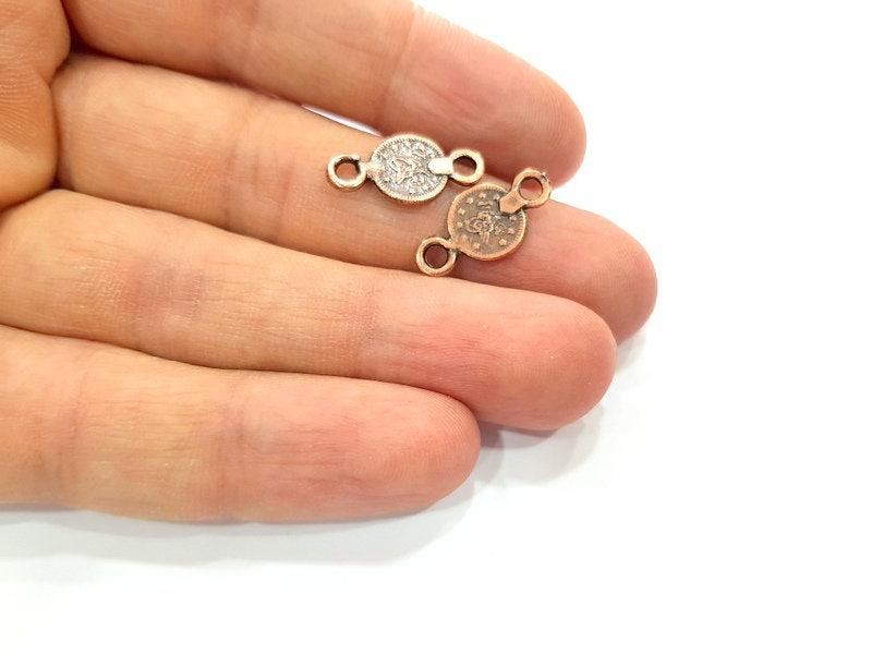 20 Ottoman Signature Charm Antique Copper Charm Antique Copper Plated Metal (19x10mm) G12370