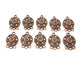 10 Antique Copper Connector Charm Antique Copper Plated Metal (19x13mm) G11596