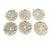 6 Silver Charms Antique Silver Plated Metal (20mm) G11620