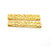 2 Gold Hammered Connector Stamp Connector Tag Charms Flake Charms Gold Plated Brass (35x7mm)   G12563