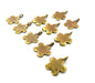 20 Flower Charm Antique Bronze Charm  (18x13mm) G12575