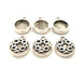 6 Silver Pendant Blank Bezel Base Setting inlay Blank Earring Base Resin Blank Mountings Antique Silver Plated (10mm round blank)  G11649