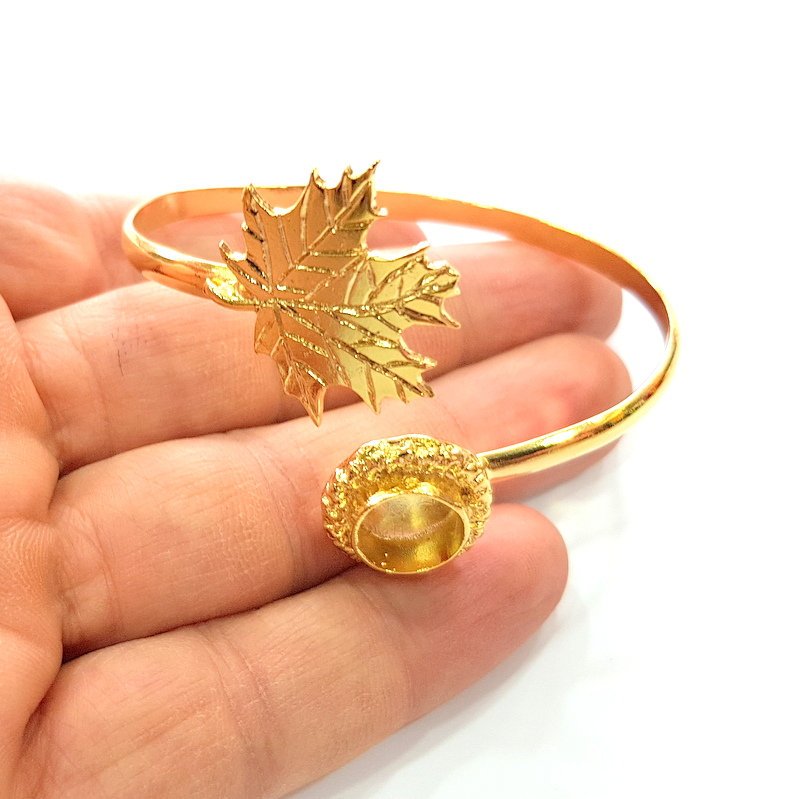 Gold Bangle Blanks Bracelet Blanks Cuff Blanks Adjustable Bracelet Blank Gold Plated Brass (10mm Blanks ) G12600