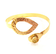 Gold Bangle Blanks Bracelet Blanks Cuff Blanks Adjustable Bracelet Blank Gold Plated Brass (10mm Blanks ) G12616