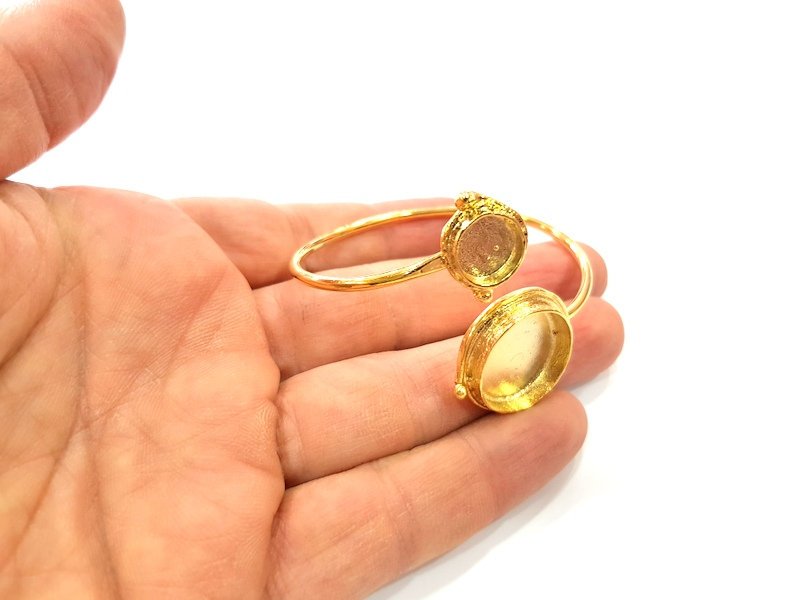 Gold Bangle Blanks Bracelet Blanks Cuff Blanks Adjustable Bracelet Blank Gold Plated Brass (20mm and 10mm Blanks ) G12620