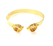 Gold Bangle Blanks Bracelet Blanks Cuff Blanks Adjustable Bracelet Blank Gold Plated Brass (10mm and 10mm Blanks ) G12625