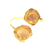 Gold Bangle Blanks Bracelet Blanks Cuff Blanks Adjustable Bracelet Blank Gold Plated Brass (20mm and 16mm Blanks ) G12628