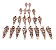 20 Copper Charm Antique Copper Charm Antique Copper Plated Metal ( 18x6mm) G11658
