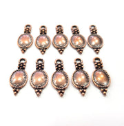 20 Copper Charm Antique Copper Charm Antique Copper Plated Metal ( 17x7mm) G11659