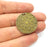 2 Antique Bronze Charm Antique Bronze Plated Metal  (30mm) G11670