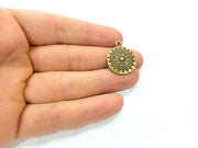 10 Antique Bronze Charm Antique Bronze Plated Metal Charms (21mm) G10602