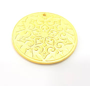 Gold Pendant Gold Plated Pendant (40mm)  G11692