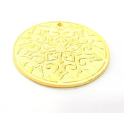 Gold Pendant Gold Plated Pendant (40mm)  G11692