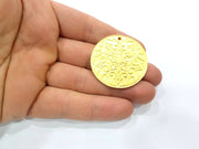 Gold Pendant Gold Plated Pendant (40mm)  G11692