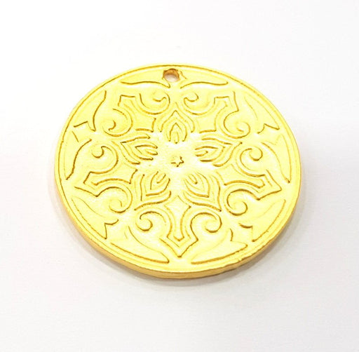 Gold Charms Gold Plated Metal (30mm)  G11705