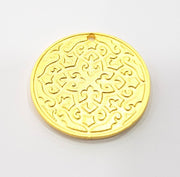 Gold Charms Gold Plated Metal (30mm)  G11714