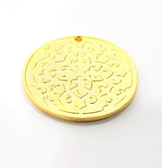 Gold Charms Gold Plated Metal (30mm)  G11714