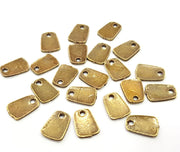 20 Antique Bronze Charm Antique Bronze Plated Metal  (10x7mm) G11726