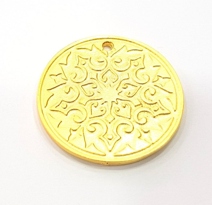 Gold Charms Gold Plated Metal (30mm)  G11728