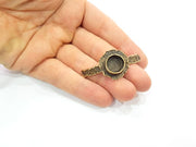 Bangle Blanks Antique Bronze Bracelet Blanks Cuff Blanks Adjustable Bracelet Blank Antique Bronze Plated Brass (10mm Blanks) G11779