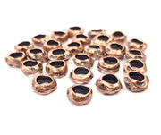 20 Copper Beads Antique Copper Beads Antique Copper Plated Metal (9mm) G11865