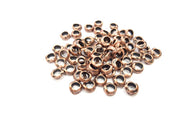 20 Copper Beads Antique Copper Beads Antique Copper Plated Metal (9mm) G11865