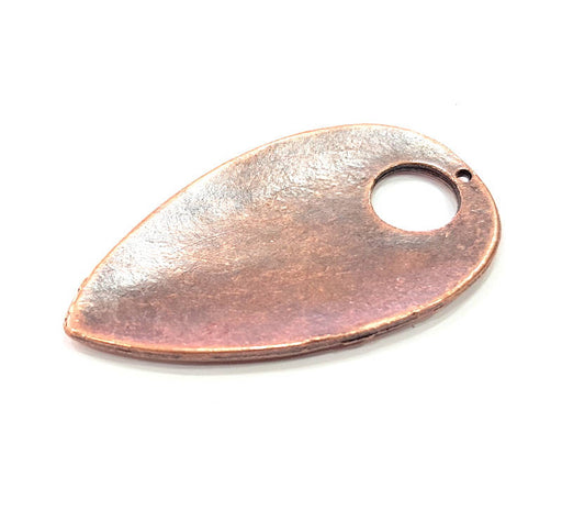 Copper Pendant Antique Copper Pendant Antique Copper Plated Metal ( 52x28 mm ) G11871