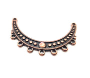 Copper Collar Pendant Antique Copper Pendant Antique Copper Plated Metal ( 55x12 mm ) G11873