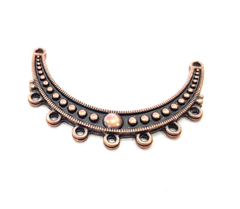 Copper Collar Pendant Antique Copper Pendant Antique Copper Plated Metal ( 55x12 mm ) G11873