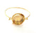 Gold Bangle Blanks Bracelet Blanks Cuff Blanks Adjustable Bracelet Blank Gold Plated Brass (24 mm Blanks ) G12685