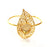 Gold Bangle Blanks Bracelet Blanks Cuff Blanks Adjustable Bracelet Blank Gold Plated Brass (16 mm Blanks ) G12689