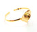 Gold Bangle Blanks Bracelet Blanks Cuff Blanks Adjustable Bracelet Blank Gold Plated Brass (10 mm Blanks ) G12697