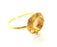 Gold Bangle Blanks Bracelet Blanks Cuff Blanks Adjustable Bracelet Blank Gold Plated Brass (20 mm Blanks ) G12714
