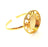 Gold Bangle Blanks Bracelet Blanks Cuff Blanks Adjustable Bracelet Blank Gold Plated Brass (25x18 mm Blanks ) G12724