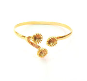 Gold Bangle Blanks Bracelet Blanks Cuff Blanks Adjustable Bracelet Blank Gold Plated Brass (8 mm Blanks ) G12760