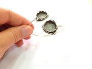 Silver Bracelet Blank Bangle Blank Cuff Blank Adjustable Bracelet inlay Blank Antique Silver Plated Brass (15mm Blanks) G12784