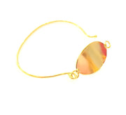 Bangle Blanks Bracelet Blanks Wire Bangle Blanks Cuff Blanks Gold Plated Brass (30x18mm ) G12790