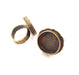 Antique Bronze Ring Blank Ring Setting inlay Blank Mosaic Bezel Base Cabochon Mountings ( 20 mm blank) Antique Bronze Plated Brass G11940