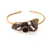 Bangle Blanks Antique Bronze Bracelet Blanks Cuff Blanks Adjustable Bracelet Blank Antique Bronze Plated Brass (10mm Blanks) G11945