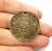 2 Antique Bronze Pendant Antique Bronze Plated Metal ( 36mm) G11999