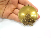 Antique Bronze Pendant Antique Bronze Plated Metal ( 58mm) G12000