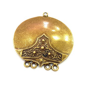 Antique Bronze Pendant Antique Bronze Plated Metal ( 58mm) G12000