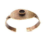 Hammered Bracelet Blanks Bangle Blanks Cuff Blanks Adjustable Bracelet Blank Antique Bronze Plated Brass (10mm Blanks) G12016