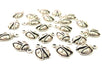 20 Ladybug Charm Silver Charms Antique Silver Plated Metal (15x10mm) G12815