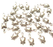 10 Turtle Charm Silver Charms Antique Silver Plated Metal (19x9mm) G12822