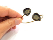 Bangle Blanks Antique Bronze Bracelet Blanks Cuff Blanks Adjustable Bracelet Blank Antique Bronze Plated Brass (15mm Blanks) G12849