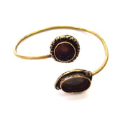 Bangle Blanks Antique Bronze Bracelet Blanks Cuff Blanks Adjustable Bracelet Antique Bronze Plated Brass (18x13mm and 10mm Blanks) G12856
